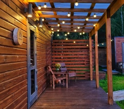 Дом с террасой в Wood place