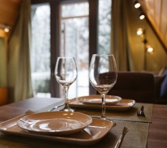 №14 A-Frame 45m2 с кондиционером. (оснащение дома см. Подробнее) в Les holidays