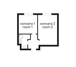 Двухкомнатный семейный трехместный в Русь