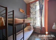 Место 4-х местном общем номере в Cuba hostel