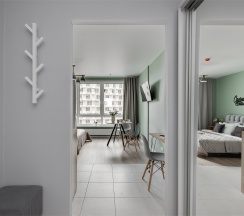 Wave - 3х местные делюкс-апартаменты около м.Сокол (6 этаж) в Smart Lofts Moscow