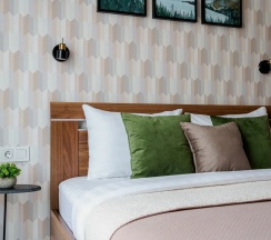 Апартаменты с балконом и с красивым видом из окна в Апартаменты Central street от сети Good Vibes Apartments