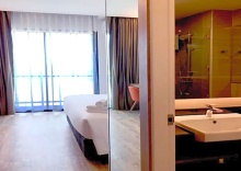 Двухместный номер Deluxe с видом на город двуспальная кровать в Fortune Hotel Buriram