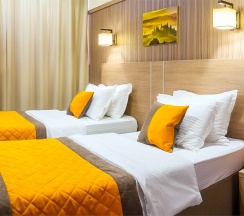 КОМФОРТ с одной большой или двумя отдельными кроватями в Comfort_Nsk Hotel