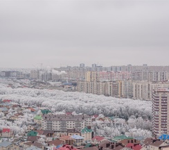 1-комнатные апартаменты люкс 25 этаж в АпартаментыStav26 (Став26) на улице Доваторцев 82/2