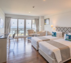 Двухместный номер Deluxe с видом на море 2 отдельные кровати в Andaman Beach Suites Hotel