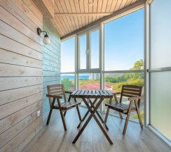 Семейный люкс с видом на море и террасой Aqua, Станюковича 3 в Panorama Suites Group
