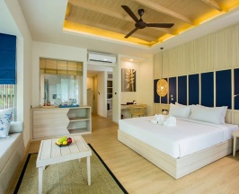 Двухместный номер Aqua Deluxe Pool Access двуспальная кровать в Курорт Mandarava Resort and Spa