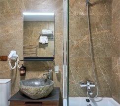 Студия четырёхместная с мини-кухней и балконом в Астра де Роза