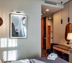 Двухместный номер Standard с красивым видом из окна двуспальная кровать в Дом у озера