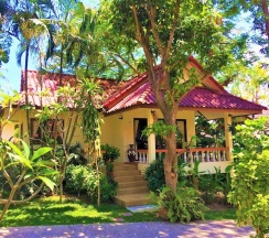 Вилла Classic с 2 комнатами с видом на сад 2 отдельные кровати в Chor Chang Villa Resort