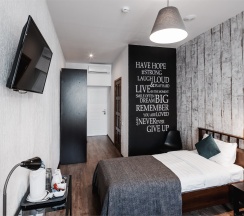 НОМЕР «СТАНДАРТ С 2 ОДНОСПАЛЬНЫМИ КРОВАТЯМИ» в Liki loft hotel