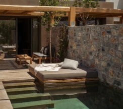 Двухместный люкс Infinity Blue (двуспальная кровать) в Курорт Minos Palace Resort Adults Only