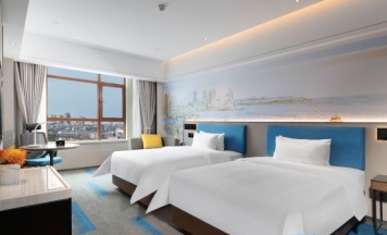 Двухместный номер Deluxe 2 отдельные кровати в Hampton by Hilton Qingdao Jiaodong International Airport South Hotel