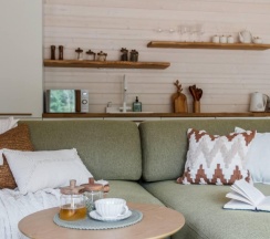 Дом Кедр с баней и купелью в Timeless