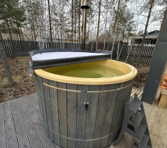 Коттедж с сауной в Green grass house