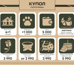 Купол «Петроглифы» в Aldi-Karelia