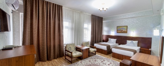 Двухместный номер Deluxe 2 отдельные кровати в Ош-Нуру