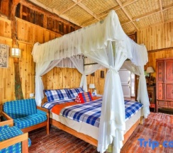 Двухместный номер Deluxe двуспальная кровать в Om Yoga Resort