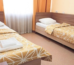 2-местный номер стандарт с 2 односпальными кроватями в Smart Hotel KDO Челябинск