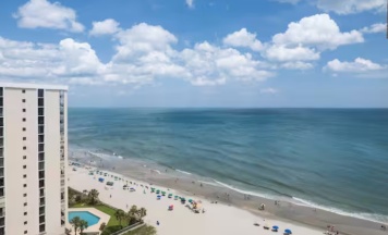 Двухместный номер с частичным видом на океан 2 отдельные кровати в Hilton Myrtle Beach Resort