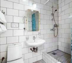 Лофт с двуспальной кроватью в Друзья Лофт