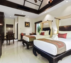 Двухместный коттедж двуспальная кровать в Diamond Cottage Resort & Spa