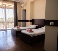 Двухместный номер с 1 кроватью или с 2 отдельными кроватями и с балконом в Deluxe