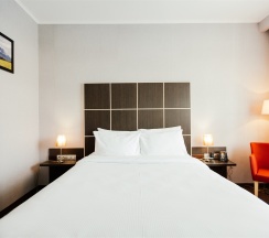 Бизнес с двуспальной кроватью в Elements Perm Hotel 4