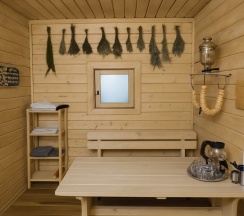 A-Frame №1 (оснащение дома, банного чана и бани см. Подробнее) в Pavlove Village