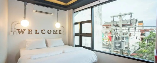Двухместный номер Standard с видом на город 2 отдельные кровати в Give Me 5 Hostel