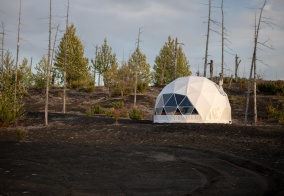 Глэмпинг Толбачик Кэмп в Камчатском крае