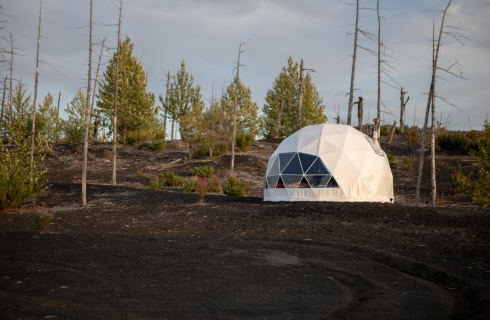 Мильковский район: Глэмпинг Толбачик Кэмп