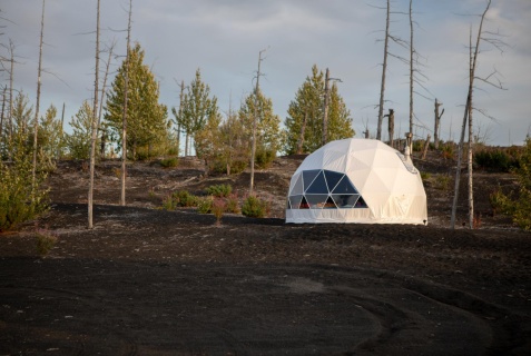 Мильковский район: Глэмпинг Толбачик Кэмп