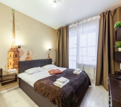 Студия люкс с кроватью king size в Pulkovo Apart