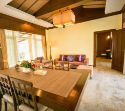 Двухместная семейная вилла двуспальная кровать в Sibsan Resort & Spa Maeteang
