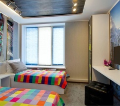 № 1 ЭКСТРИМ,  №12 ЛАЙНЕР. Стандартный двухместный номер с раздельными кроватями в Smile