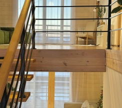 Коттедж с террасой в Scandi house