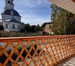 Двухместный номер Standard с балконом и с красивым видом из окна двуспальная кровать в Акварель