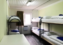 Кровать в общем номере в Sky Hostel