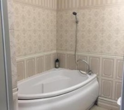 2-комнатные апартаменты люкс с 1 двуспальной кроватью и диваном с видом на море в Apart Ru Hotel