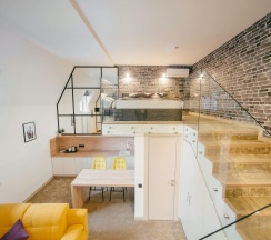 1-комнатные апартаменты студия в Loft-hotel