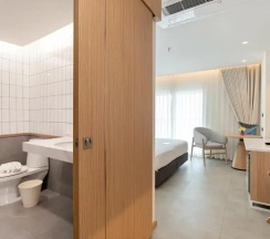 Двухместный номер Deluxe с видом на море 2 отдельные кровати в Jomtien Thani Hotel