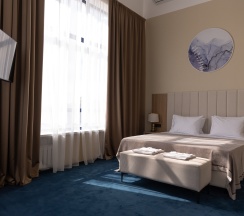 Семейный люкс с видом на Волгу в Ambar House