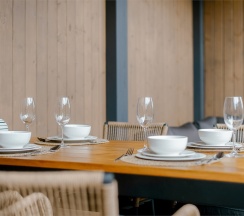 Grill lodge с горячей купелью в Бухлово парк