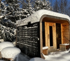 Коттедж Куско с панорамной баней для 6-ти гостей в Rodioncevo Eco Village