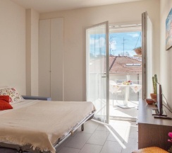 Двухместная студия Economy с балконом двуспальная кровать в Residence Sunrise Cesenatico