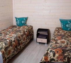 Комната эконом с 4 односпальными кроватями в Лукоморье