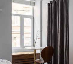 Апартаменты комфорт №2 с 1 двуспальной кроватью в Dostoevsky Apartments (Апартаменты Достоевского)