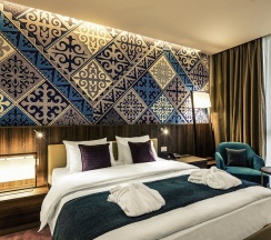 Двухместный номер Superior двуспальная кровать в Mercure Almaty city center